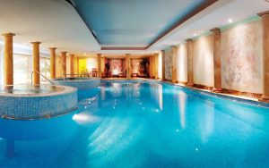 Impressive Grecian style indoor pool - Nailcote Hall Hotel, Golf & Country Club, WarwickshireHotel