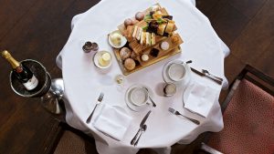 A chilled bottle of Champagne with afternoon tea - Donnington Valley Hotel, Golf & Spa, Newbury