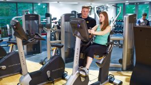 Personal training session in the fully equipped gym - Donnington Valley Hotel, Golf & Spa, Newbury