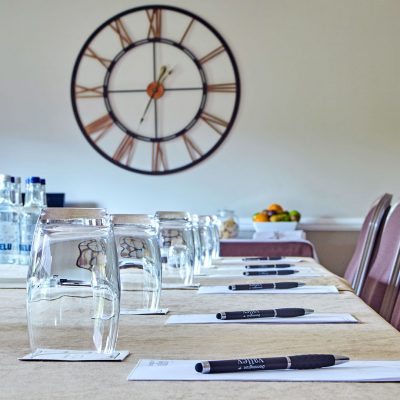 Bottled water and fresh fruit set for a day of meetings - Donnington Valley Hotel, Golf & Spa, Newbury