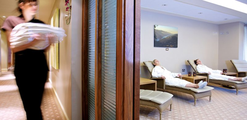 The relaxation room in the award winning spa- Donnington Valley Hotel, Golf & Spa, Newbury