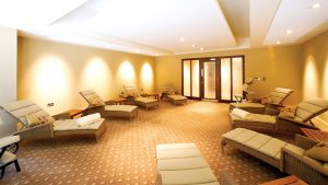 The relaxation room in the award winning spa- Donnington Valley Hotel, Golf & Spa, Newbury