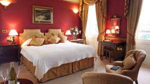 Superior double room with a river view - Gliffaes Country House Hotel, Brecon Beacons