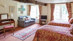 Twin room - Gliffaes Country House Hotel, Brecon Beacons
