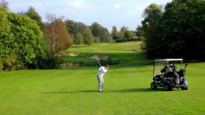 Enjoying a round of golf at the Hintlesham Golf Club - Hintlesham Hall Hotel, Ipswich