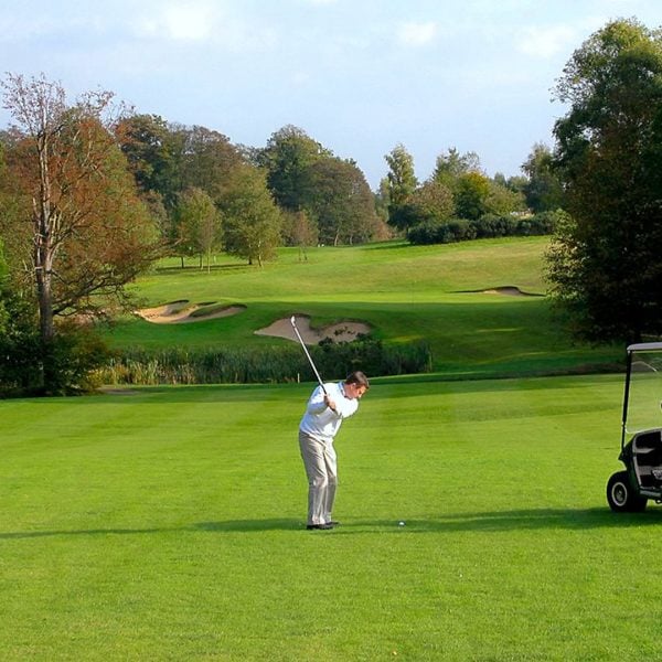 Enjoying a round of golf at the Hintlesham Golf Club - Hintlesham Hall Hotel, Ipswich