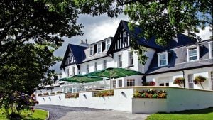 The hotel and the patio area - Ilsington Country House Hotel & Spa, Dartmoor