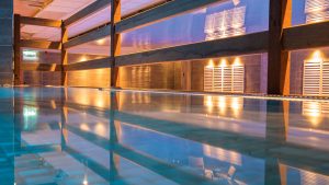 The hydrotherapy pool - Ilsington Country House Hotel & Spa, Dartmoor