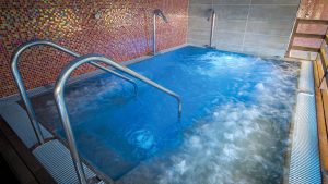 The hydrotherapy pool - Ilsington Country House Hotel & Spa, Dartmoor