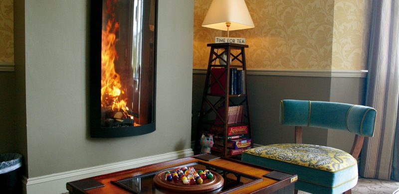 Play a game of solitaire in front of the roaring fire - Ilsington Country House Hotel & Spa, Dartmoor