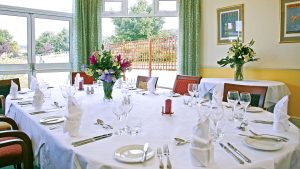 Private dining room set for dinner - Ilsington Country House Hotel & Spa, Dartmoor
