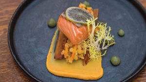 Fine dining in the WinePress Restaurant - Maids Head hotel, Norwich