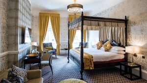 Four poster bed in the Paston Suite - Maids Head hotel, Norwich