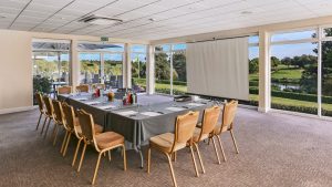 Garden meeting room with views over the golf course - Stoke by Nayland Hotel, Golf & Spa