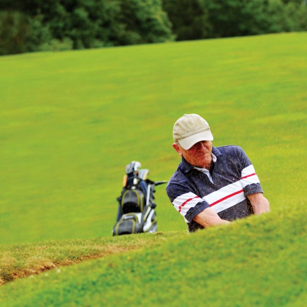Golfer playing on the golf course - Stoke by Nayland Hotel, Golf & Spa