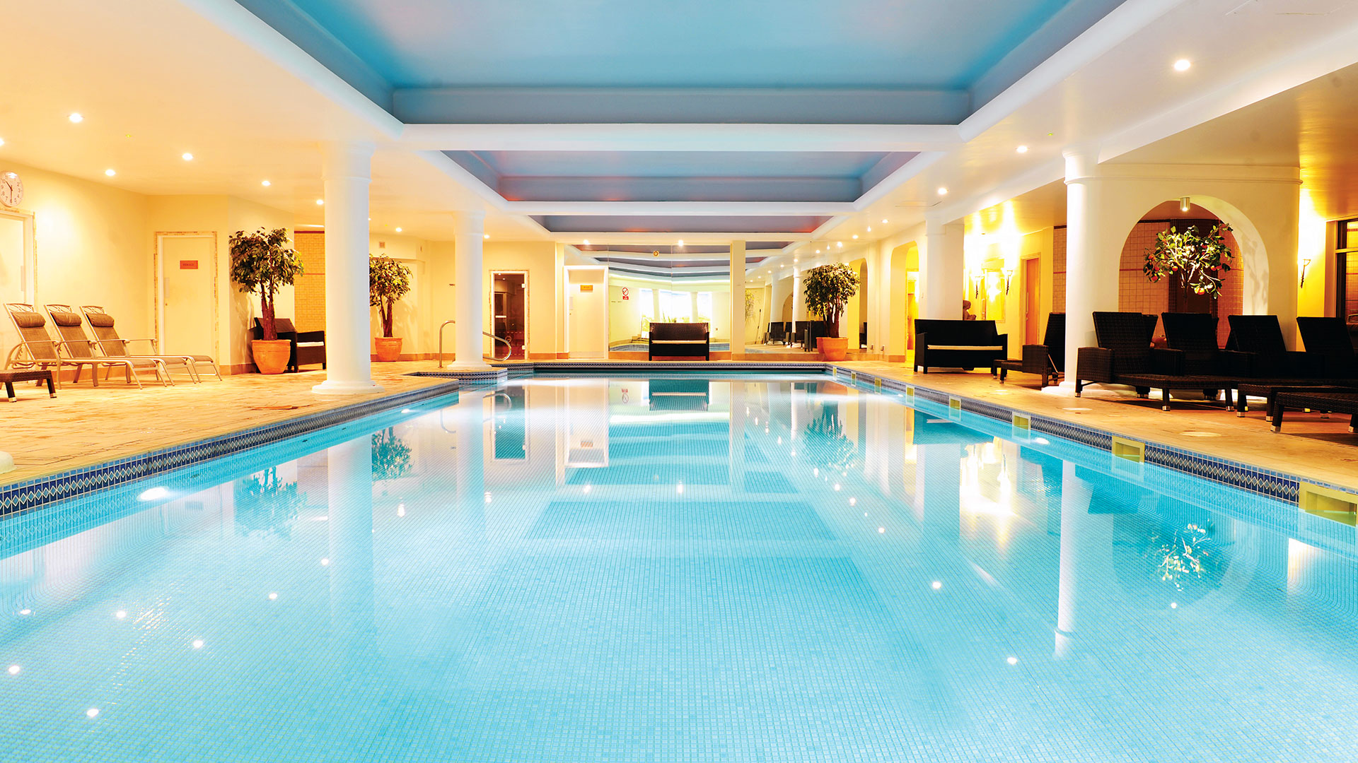 The grand indoor pool - Stoke by Nayland Hotel, Golf & Spa