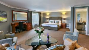 A bottle of Prosecco in the Junior Suite - Stoke by Nayland Hotel, Golf & Spa