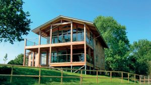 One of the Country Lodges in the sunshine - Stoke by Nayland Hotel, Golf & Spa