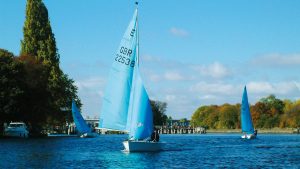 Boating on the Thames at the Watersports Centre - The Lensbury, Teddington