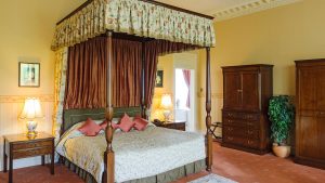 Four poster room - Tre-Ysgawen Hall Hotel & Spa, Isle of Anglesey