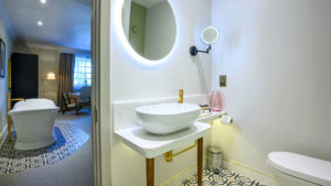 Main house feature bathroom - Gonville Hotel, Cambridge