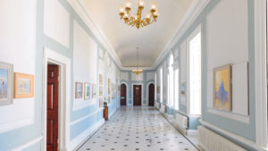Grand hallway - Hintlesham Hall Hotel, Suffolk