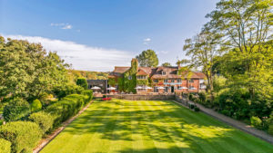 The hotel overlooking the lawn and grounds - Deans Place Hotel, Alfriston