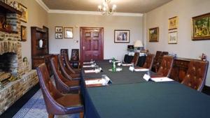 Meeting room set boardroom style - Hardwick Hall Hotel, Sedgefield