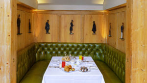 Breakfast in a booth - The Jockey Club Rooms, Newmarket
