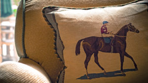 Horse racing elements in all the details - The Jockey Club Rooms, Newmarket