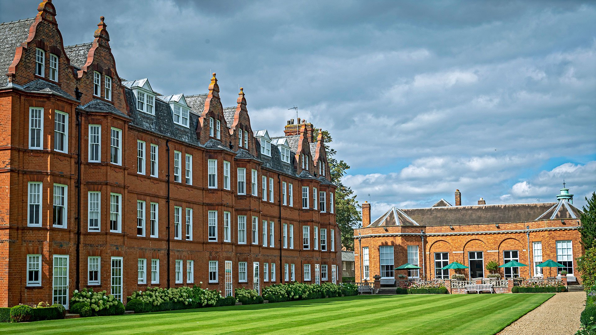 Grand exterior - The Jockey Club Rooms, Newmarket