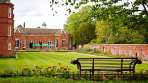 The lawn and kitchen gardens - The Jockey Club Rooms, Newmarket