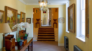 Hallway with traditional decorations - The Jockey Club Rooms, Newmarket