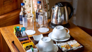Tea and coffee making facilities in each room - The Jockey Club Rooms, Newmarket