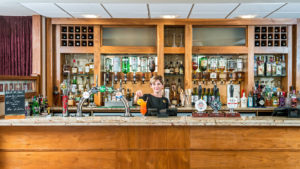 Well stocked bar with cocktails being made - Metropole Hotel & Spa, Llandrindod Wells