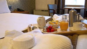 Breakfast in bed - Milford Hall Hotel, Salisbury