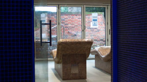 Heated loungers in the Lime Tree Spa - Milford Hall Hotel, Salisbury