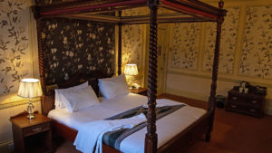 Four poster bed in a traditional double room - Milford Hall Hotel, Salisbury