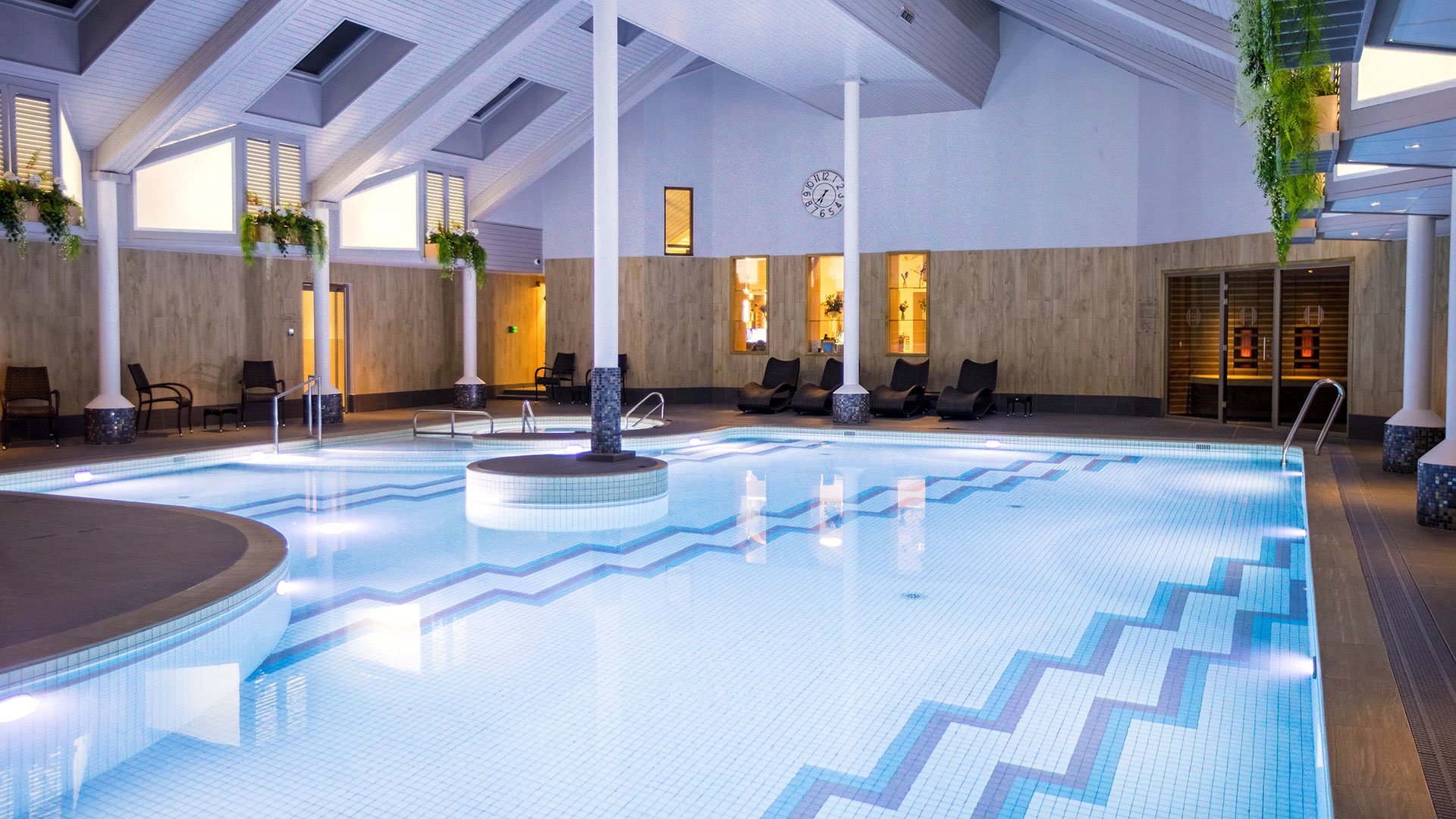 Low wood bay resort, Windermere, indoor pool - Classic British Hotels