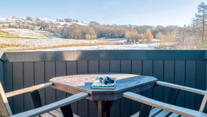 Balcony of the Winander Oak Duplex Room - Low Wood Bay Resort, Lake Windermere