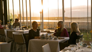The Sun Terrace Restaurant overlooking Morecombe Bay - The Midland, Morecombe