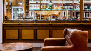 The well stocked and comfortable Teddington Bar - The Lensbury, Teddington