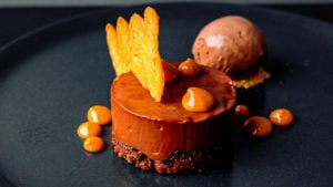 Chocolate dessert - Van Dyk Hotel, Chesterfield