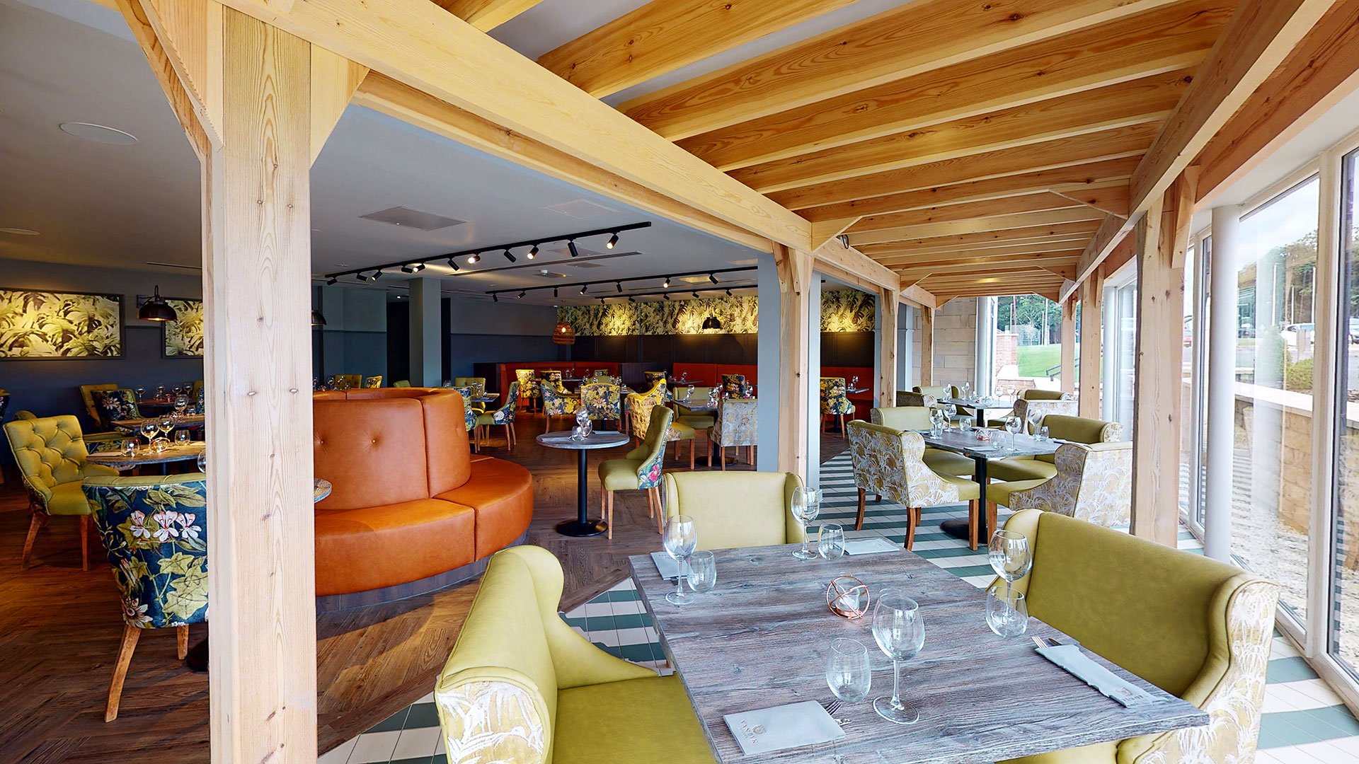 Van dyk hotel, Chesterfield, Orangery Restaurant - Classic British Hotels
