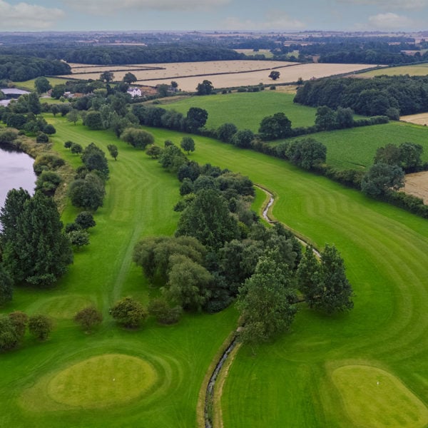 Aerial view of the golf course - Aldwark Manor Hotel, York