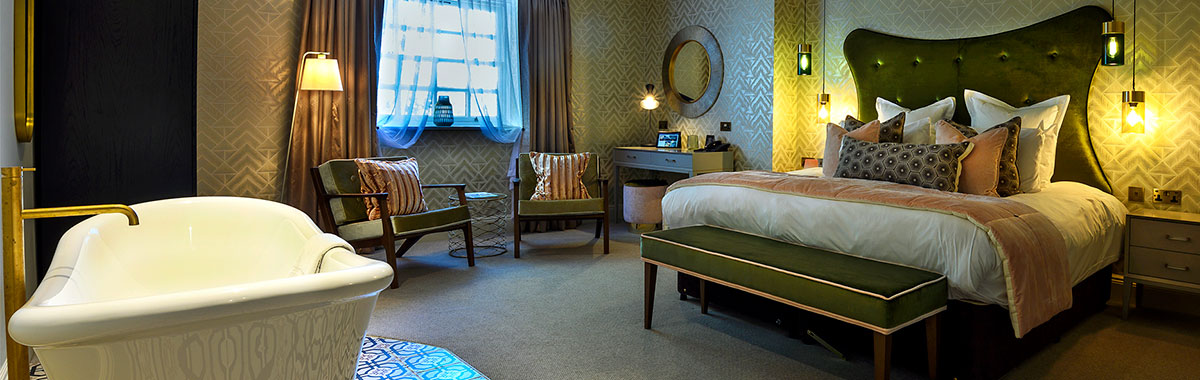 Luxury hotel room view - Classic British Hotels