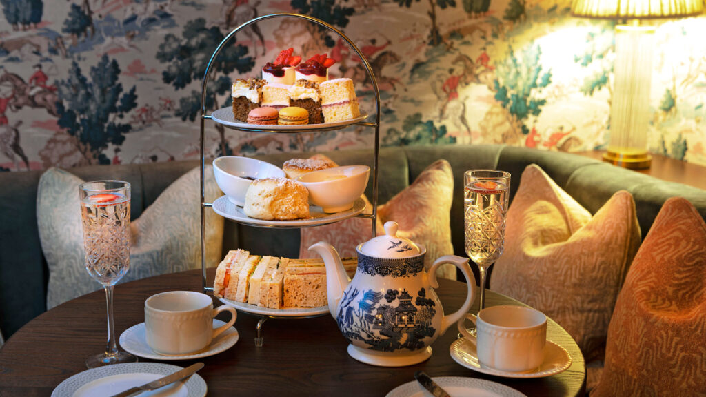afternoon tea at hatherley manor hotel - gloucester