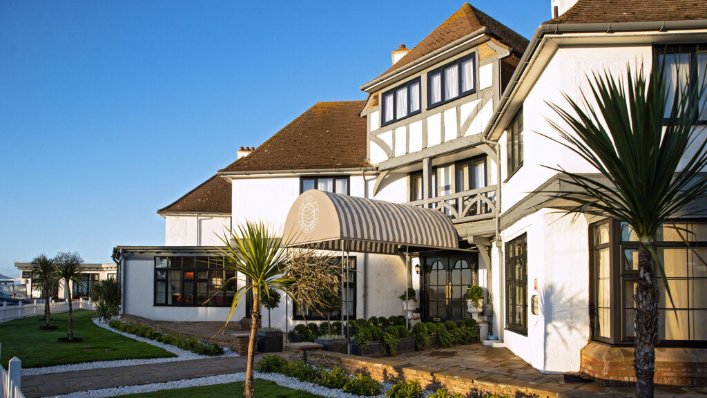 relais cooden beach hotel, bexhill on sea, hotel exterior view
