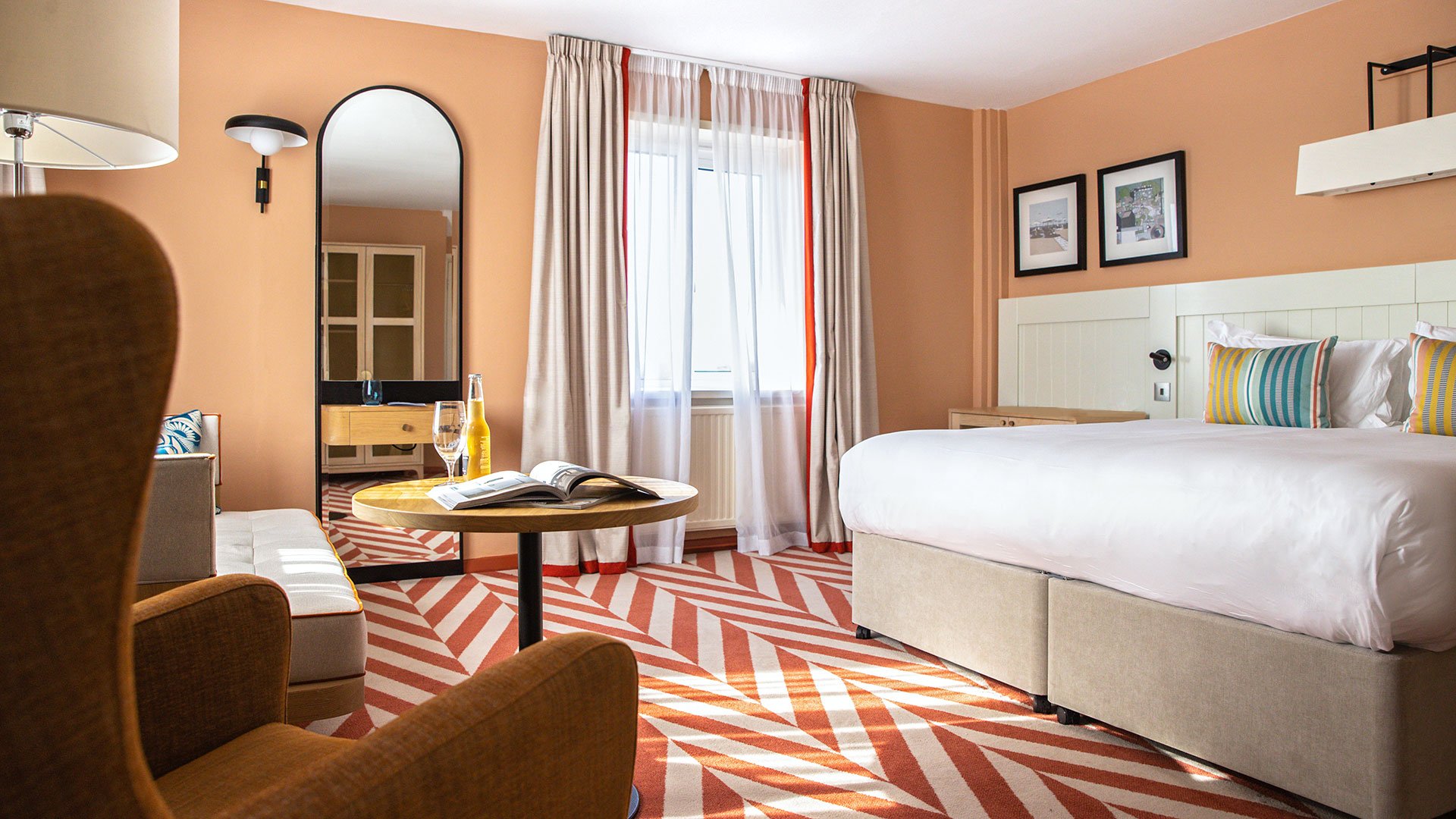 relais cooden beach hotel, bexhill on sea, seascape junior suite