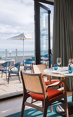 Relais cooden beach hotel restaurant, Bexhill on sea - Classic British Hotels